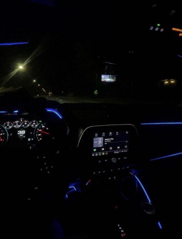 Acrylic RGB dreamcolor ambient lighting 6PC car kit