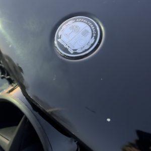 Black Affalterbach AMG Hood Badge for Mercedes-Benz W219 R230 R129 R170 2 pin style